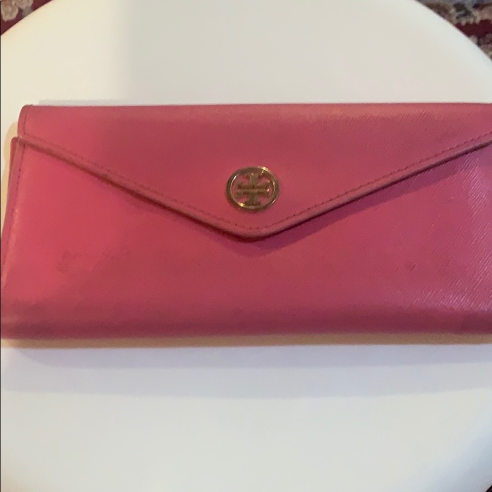 Tory Burch pink wallet